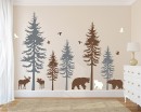 Large Woodland Pine Tree Decals